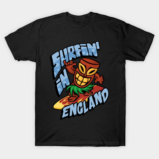 Surfing in England T-Shirt by SerenityByAlex